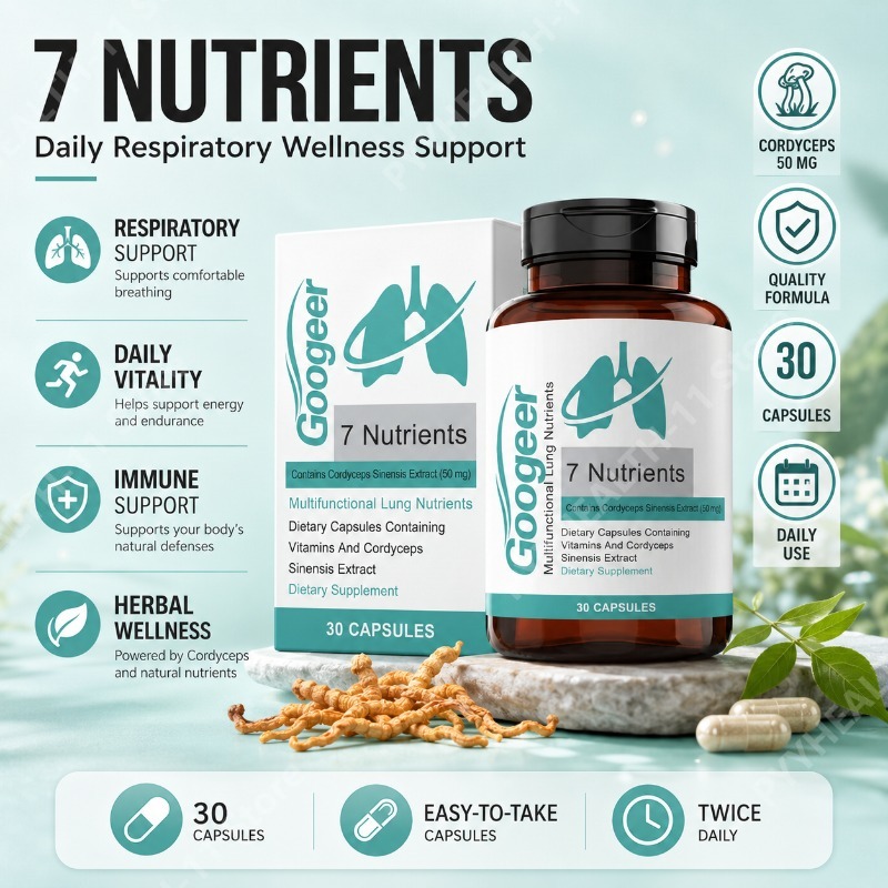 Natural Herbal Wellness - Kordyceps Sinensis Ekstresi Kapsülleri Bitkisel Takviye