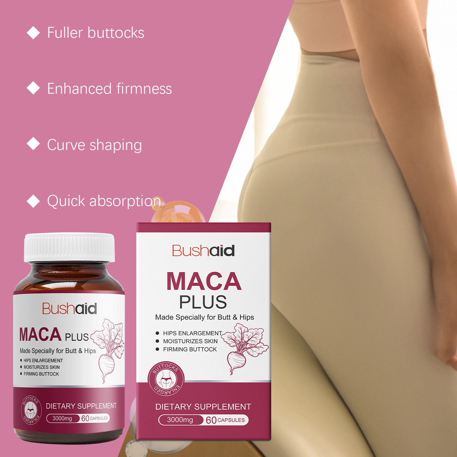 Doğal Bitki Bazlı Maca Kökü Ek - Natural Herbal Wellness incelemesi ve fiyatı
