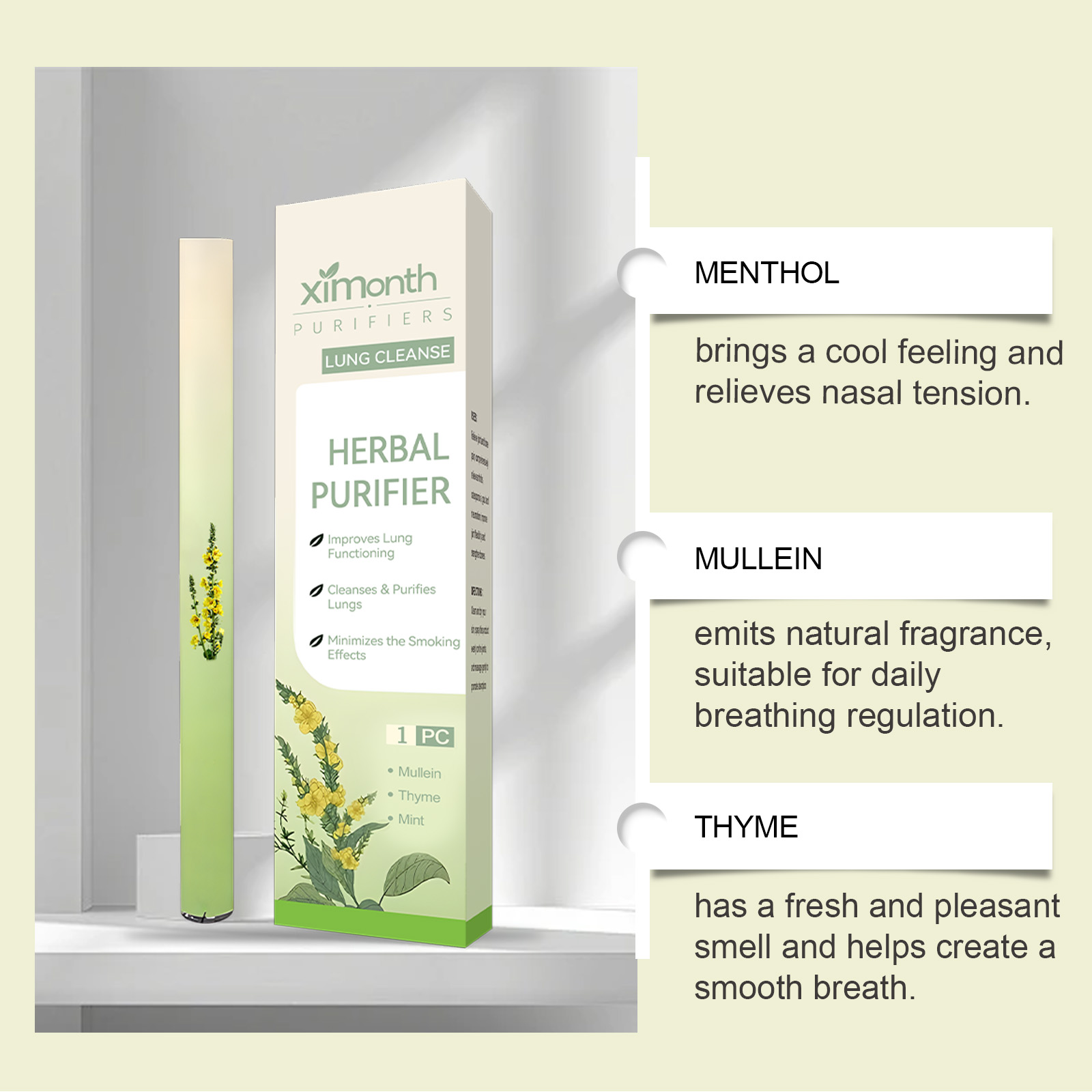 Doğal Bitkisel Nefes Çubuğu Fe - Natural Herbal Wellness incelemesi ve fiyatı